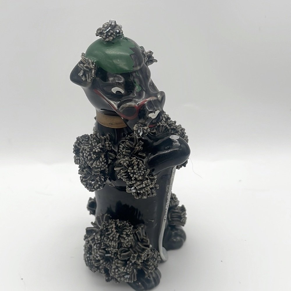 Vintage MCM • Spaghetti Poodle Figurine vntg Scottish poodle